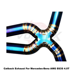 Vortex Thermal-Efficient Burnt Titanium <b>Exhaust</b> System For Mercedes-Benz AMG E63S 4.0T 2016-2024 - Product Image 5