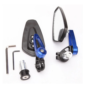 7/8 "22mm moto aluminium barre fin côté rétroviseur universel moto vélo <span class=keywords><strong>guidon</strong></span> rétroviseurs - Product Image 2