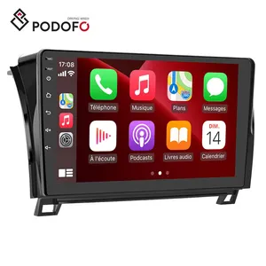 Podofo Android araba radyo 10.1 ''Carplay Android oto Toyota Toyota için 2008-2019/Toyota Tundra 2007-2013 BT FM WIFI HIFI RDS