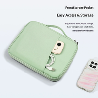 Housse intérieure pour ordinateur portable en polyester - Pochette respirante et imperméable avec poignée pour tablettes et accessoires électroniques