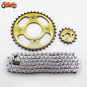 Kits de <span class=keywords><strong>Cadena</strong></span> y Piñón para Motocicleta, Piñón de Transmisión 428 38/15T, Kits de <span class=keywords><strong>Cadena</strong></span> y Piñón para CG <span class=keywords><strong>125</strong></span> - Product Image 3