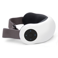 Augenmassagegerät mit 4 Modi, Airbag-Vibration, Wärmekompression, Schlafmusik, USB-Aufladbar für Augenentlastung