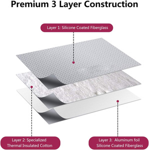 Bolsa de almacenamiento con cerradura portátil multicapa, Juego de bolsas de documentos impermeables e ignífugas para almacenamiento de documentos de pasaportes - Product Image 4