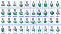 Potentiomètre de volume linéaire vertical, 9mm B50K 100K 50K ohm alps