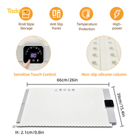 Elektrisch einstellbare Temperatur regelung Food Warming Board Halten Sie Lebensmittel warm Tablett Silikon Food Warming Mat für Desktop