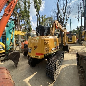 Excavadora sobre orugas SANY SY75C de segunda mano de 7,5 toneladas con motor Isuzu, bomba Kawasaki y motor, 1 año de garantía a la venta - Product Image 5