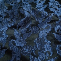 Tissu jacquard brodé de fleurs teintes en fil de qualité supérieure, poids moyen, pour robe printemps-automne JSB-2101F
