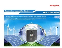 Variateur de fréquence solaire pour pompage 380 V triphasé 22 KW CC 450-650 V, pilote de moteur en promotion