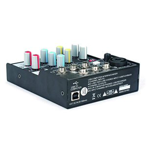 Mixer Audio sound card, USB Audio interface, 48V Phantom power supply for condenser microphone-engrave on <span class=keywords><strong>the</strong></span> computer/notebook/Macbook/ - Product Image 4