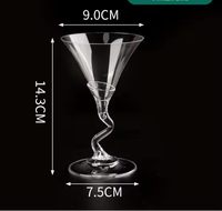 Verre à vin rouge jetable intégré, gobelet transparent épaissi, verre à cocktail en plastique pour verre épaissi