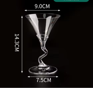 Disposable Integrated Red <strong>Wine</strong> <strong>Glass</strong> Thickened Transparent Goblet Cocktail <strong>Glass</strong> <strong>Plastic</strong> for <strong>Glass</strong> Thickened - Product Image 5