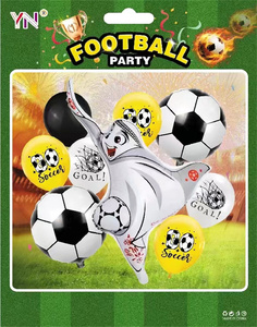 Decoraciones <span class=keywords><strong>para</strong></span> Fiesta de Cumpleaños con Temática de Fútbol, Globos de Látex de Fútbol, Pancarta de <span class=keywords><strong>Feliz</strong></span> Cumpleaños <span class=keywords><strong>para</strong></span> <span class=keywords><strong>Hombre</strong></span>, Suministros - Product Image 6