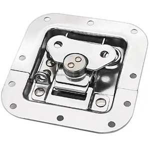 Serrure papillon en acier inoxydable de taille moyenne dans un plat uni pour le cas de vol boîtier de route verrouillable verrouillable verrou torsadé - Product Image 5