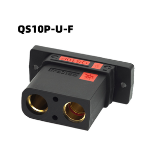 QS10P-U ขั้วต่อป้องกันประกายไฟพร้อมแผ่นยึดแบบล็อค, ปลั๊กกระแสสูง 130A-180A สำหรับแบตเตอรี่โดรน FPV และโมเดลการบิน - Product Image 3