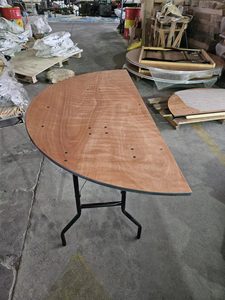 Muebles de Madera Plegables para Eventos, Banquetes, Cenas y Fiestas al Aire Libre, Mesa de Banquete para Bodas, Venta al Por Mayor - Product Image 3