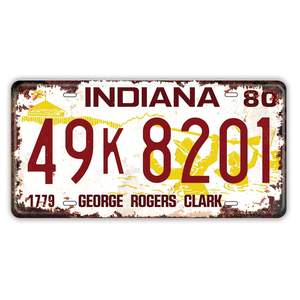 Placa <span class=keywords><strong>de</strong></span> Matrícula Decorativa <span class=keywords><strong>de</strong></span> Aluminio <span class=keywords><strong>con</strong></span> Diseño Personalizado <span class=keywords><strong>de</strong></span> Fábrica, Estilo Vintage en Relieve, Placa Decorativa para Automóvil - Product Image 6