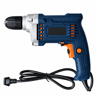 Perceuse électrique filaire OEM ODM 550W 0-3000 tr/min, mandrin 10 mm pour perçage domestique, vitesse variable, design léger 1,6 kg