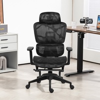 Chaise ergonomique en maille Yazhi avec support lombaire et siège inclinable pour les longues heures de travail au bureau et de jeu, utilisation à domicile