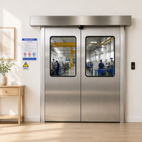 Porte sectionnelle automatique en acier inoxydable, résistante au feu 3 heures, pour entrepôt industriel, taille et couleur personnalisées, OEM |   Direct