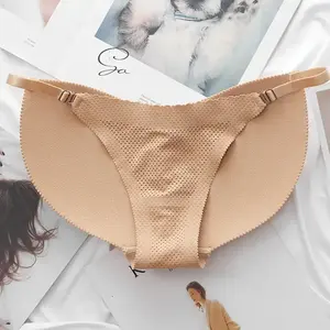 Women Sponge Padded Ass Panties Hip Butt Lifter UP Underwear Bottom Push Up Adjusted Strap G-string Seamless BIkini Pa
