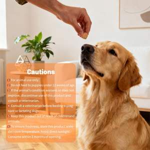 Suplemento Diario para Piel con Picazón, Salud Inmunológica, Alergias Estacionales, Probióticos, Bienestar de Mascotas, Nutrición, Masticables Blandos, Suplemento para Piel Sensible - Product Image 6