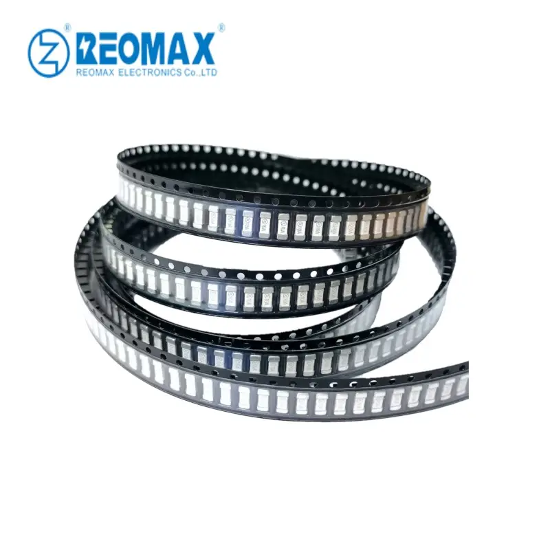 REOMAX Fusível SMD de montagem em superfície 1A 2A 3A 4A 5A AMP 6125 2410 1808 Fusível 6.1*2.5*2.5mm Fusíveis IEC