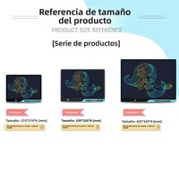 Tablette d'écriture numérique LCD colorée de 16 pouces, rechargeable, pour enfants, bloc de dessin pour tout-petits
