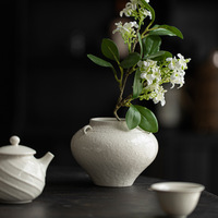 Bol à thé en céramique fait main, finition éclat de cendre de bois, texture martelée, large ouverture, capacité 500/700 ml, style chinois, pour rinçage et rejet de thé