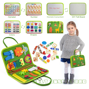 Tableau d'Activités Montessori en Feutre pour Tout-Petits, <span class=keywords><strong>Livre</strong></span> Éducatif en Feutre pour Enfants <span class=keywords><strong>de</strong></span> <span class=keywords><strong>1</strong></span> 2 3 4 5 Ans - Product Image 6