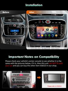 Erisin ES6561P Android 14 IPS DSP Lecteur multimédia pour voiture avec amplificateur et OBD2 GPS 4G <span class=keywords><strong>WiFi</strong></span> pour Fiat Grande Punto Autoradio - Product Image 3