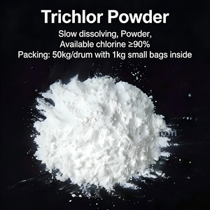 JMDS-10006 Ácido Tricloroisocianúrico <span class=keywords><strong>en</strong></span> <span class=keywords><strong>Polvo</strong></span> de Disolución Lenta, <span class=keywords><strong>Cloro</strong></span> Disponible ≥90%, 50KG, <span class=keywords><strong>Precio</strong></span> de Fábrica al por Mayor - Product Image 1