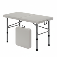 Table de repas pliable moderne et portable en plastique pour événements hôteliers et de camping – Vente en gros