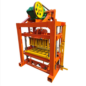 Machine semi-automatique de fabrication de briques creuses Qtj4-40 personnalisée, machine hydraulique de fabrication de briques sans cuisson - Product Image 5