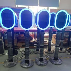 Stan foto Ipad Oval portabel Shell stok gudang AS tersedia cepat pengiriman Stan foto Selfie kios - Product Image 2