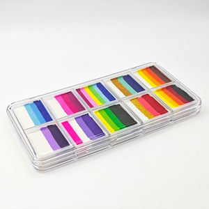 Mei Shang - Coffret de peinture corporelle arc-en-ciel transparente 10 couleurs, très vendu, pour le visage des enfants - Product Image 4