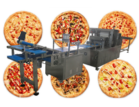 Ligne de traitement de la pâte à pizza Huide avec diviseur, arrondisseur et presse. Ligne automatique de pressage de pâte à pizza |