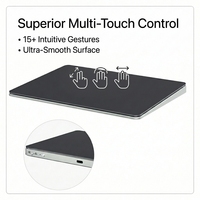 Pavé tactile optique sans fil ergonomique 2,4 GHz avec contrôle gestuel et récepteur USB, panneau tactile sans fil Bluetooth filaire 3 modes