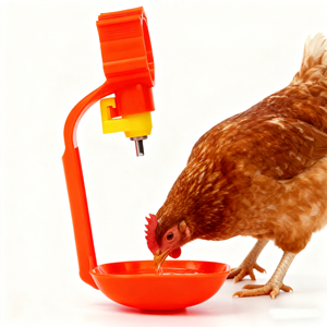 Nuova Ciotola in Plastica per l'Alimentazione di Pollame e Quaglie, Abbeveratoio per Polli e Piccioni, Attrezzatura per l'Allevamento <span class=keywords><strong>Animale</strong></span> - Product Image 1