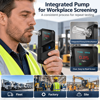 Alcootest numérique Airsense S1 avec capteur buccal, modèle d'appareil personnel, connectivité USB Type-C