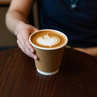 Gobelets à café jetables personnalisés de 16 oz avec couvercles, emballés individuellement, en papier, logo imprimé, gobelets à paroi simple
