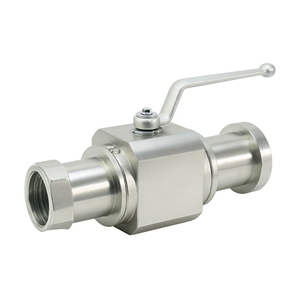 Vanne à bille haute pression BKH MKH SAE-FS PN315 en acier au carbone avec bride SAE pour applications hydrauliques - Product Image 1
