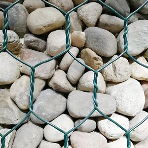Gabion kaya sepeti altıgen tel örgü Pvc kaplı Gabion kutusu galvanizli fiyatlar Gabion tel kafes - Product Image 2
