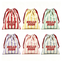 Sac de rangement en toile à cordon, en tissu épais, anti-poussière, avec logo imprimé personnalisé, pour cosmétiques, vente en gros