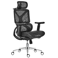 Chaise de bureau de qualité supérieure, dossier en maille respirante à double couche, cadre multicolores, chaise de bureau ergonomique en maille