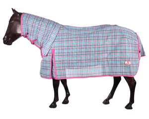 Durable PVC Mesh Polycotton Horse Rug Combo Fly Sheet Turnout Lightweight Summer Rug - Product Image 1
