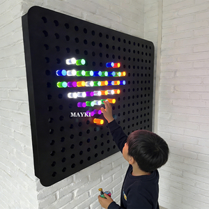 Panel de Pared Sensorial LED Interactivo para Sala Sensorial con Clavijas Luminosas para <span class=keywords><strong>Terapia</strong></span> del Autismo - Product Image 1