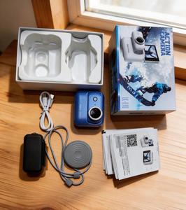 Caméra d'action DLC avec support magnétique, caméra sportive 4K HD avec écran rabattable, EIS anti-vibration, WiFi, application téléphonique, télécommande pour vlog - Product Image 6