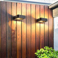 ZOMI personnalisé applique murale extérieure LED applique murale en aluminium moderne IP65 étanche extérieur porche couloir applique haut et bas