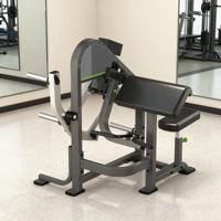 Machine de musculation pour biceps et triceps en acier NO.10 avec dispositifs de sécurité pour les exercices du dos - Équipement de gym durable