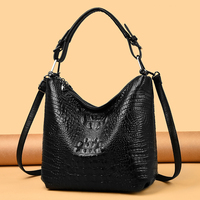 KAIDIFEINIROO Nouveaux Sacs à Main de Luxe Classiques pour Femmes en Cuir PU Effet Croco – Sacs Fourre-Tout Tendance pour Femmes